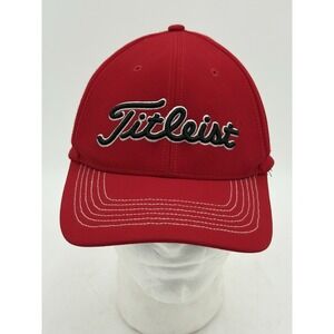 Titleist NC State Wolfpack Hat Red L/XL Fitted 47 Brand Collegiate Licensed RARE